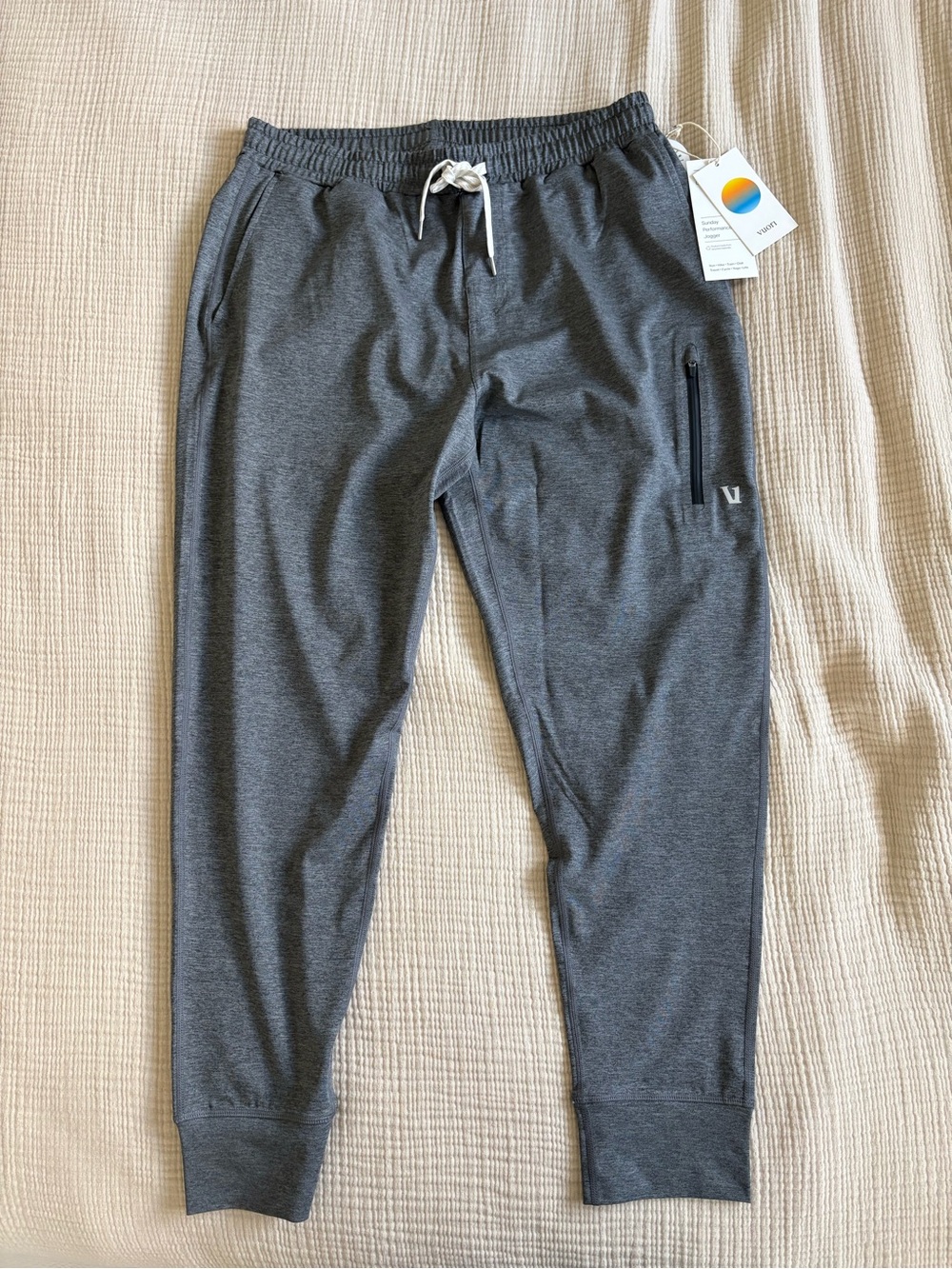 Vuori Charcoal Gray Performance Joggers - Men’s